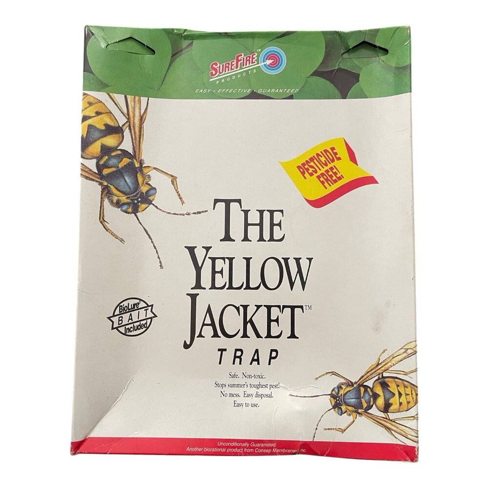 Sure fire Products The Yellow Jacket Trap Non-Toxic NIB